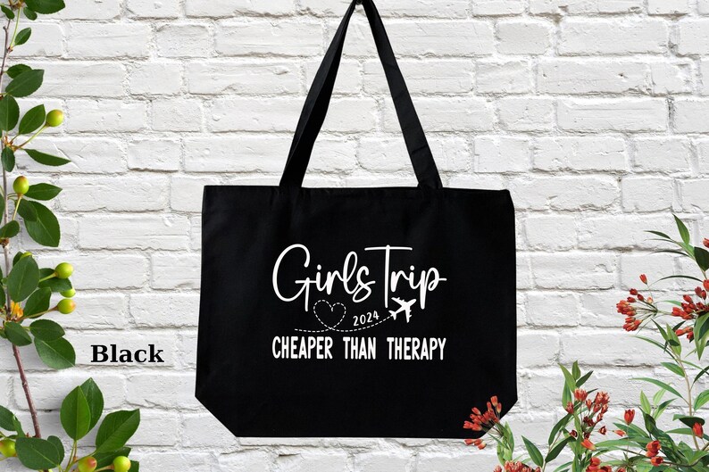 Girls Trip Tote Bag, Girls Trip Vacation Bag, Girls Trip 2025 Vacation Tote Bag, Womens Tote Bag, Summer Trip Bag, 2025 Girls Trip Tote Bags image 6