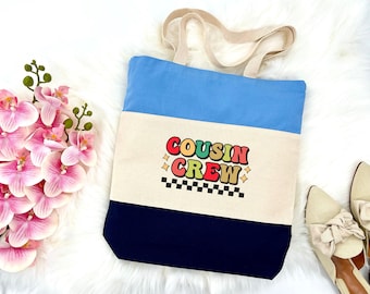 Cousin Crew Tote Bag, Matching Cousin Bags, Family Cousin Gifts, Matching Cousin Tote Bags, Cousin Crew Tote, Cousin Crew Bags