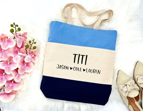 Titi Tote Bag, Personalized Titi Bag - Gift Tote Bags - Canvas