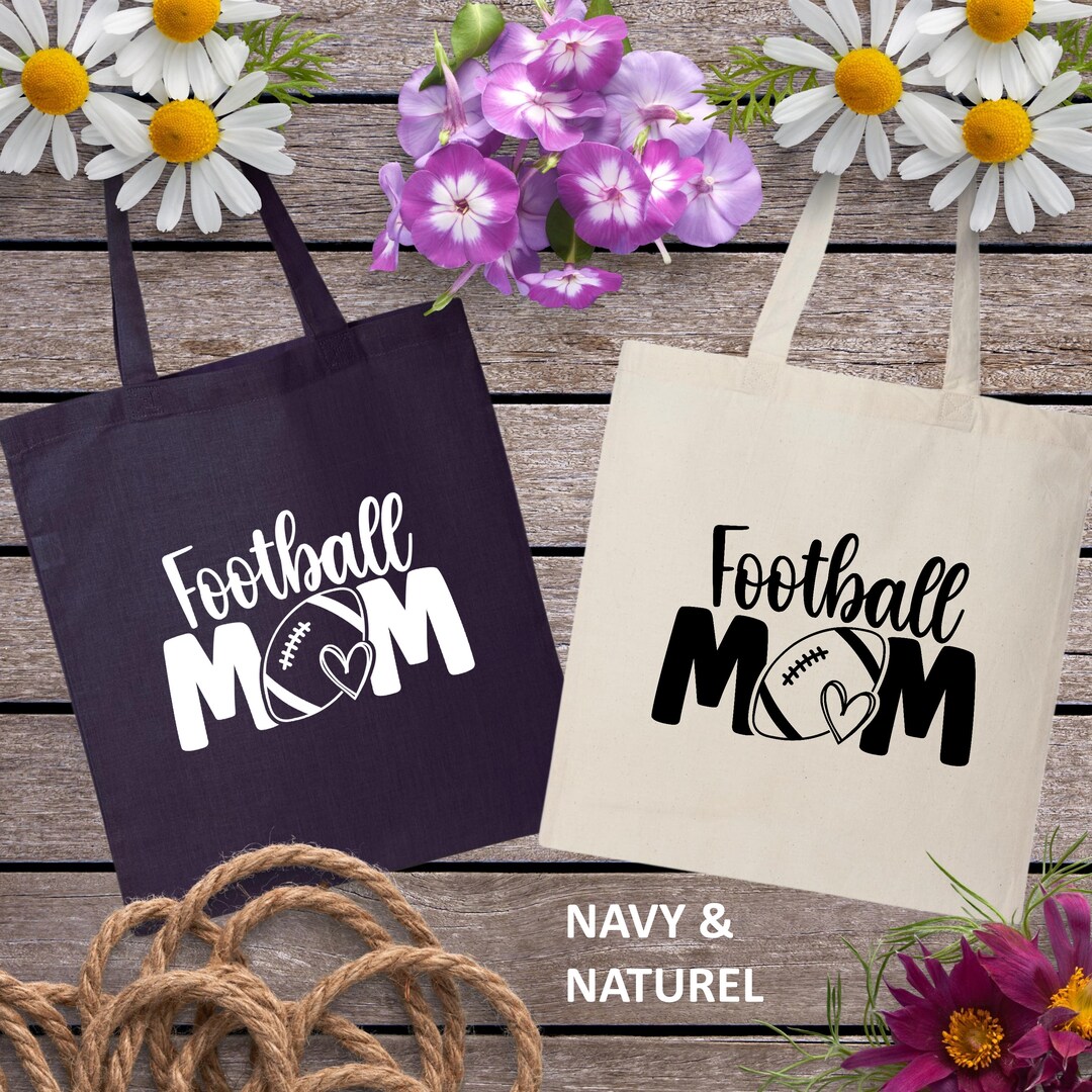 Senior Football Mom Bag, Football Mom Tote Bag, Game Day Tote Bag
