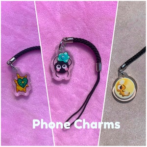 Phone Charms various styles | koroko botw soot splat golden egg strap cute kawaii