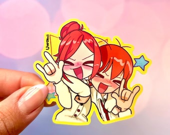 Lovely Complex shoujo sticker | kawaii cute anime manga nostalgia stars y2k vinyl waterproof laptop decal