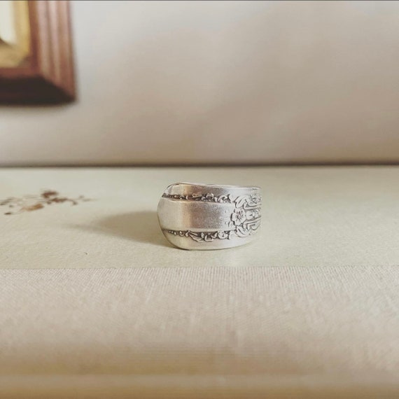 Vintage Reflection Spoon Ring - image 1