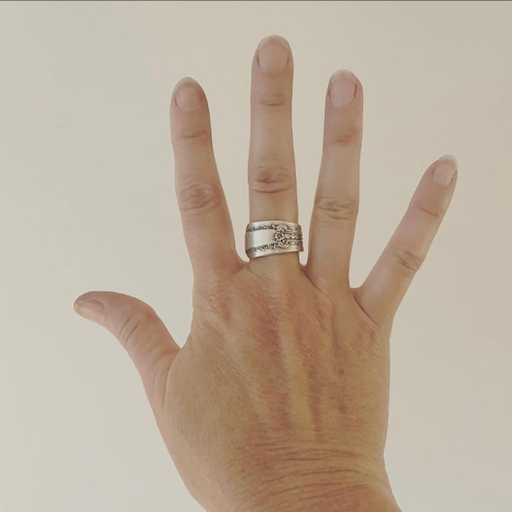 Vintage Reflection Spoon Ring - image 5
