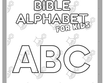 KJV Coloring Book: The Bible Alphabet for Kids