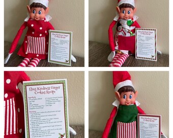 Elf Baking Apron and Recipe