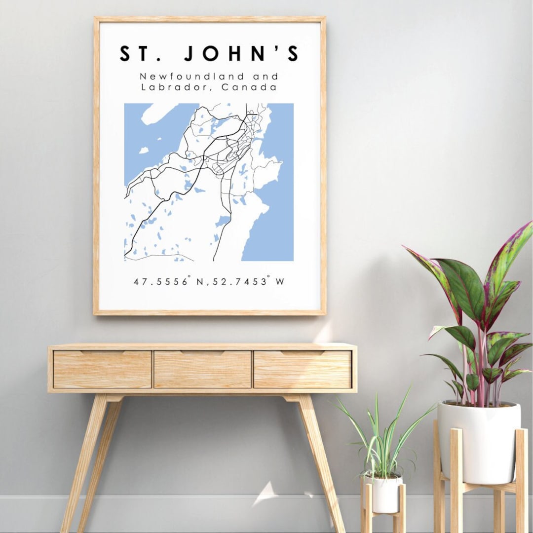 St. John's NL Map | St. John's Newfoundland and Labrador Digital Map ...