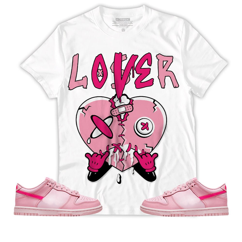 Shirt To Match Dunk Low Triple Pink - Loser Lover Heart Dripping - Low Triple Pink Gifts Unisex Matching T-Shirt