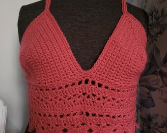 Brassière en crochet