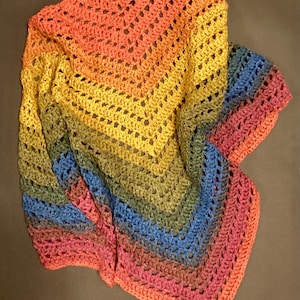 Crochet Triangle Scarf Shawl Wrap