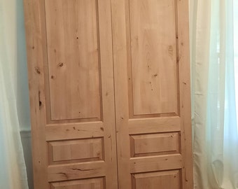 Custom wood french doors, barn doors, pocket doors, hinge doors. Can be made in multiple sizes designs and wood.