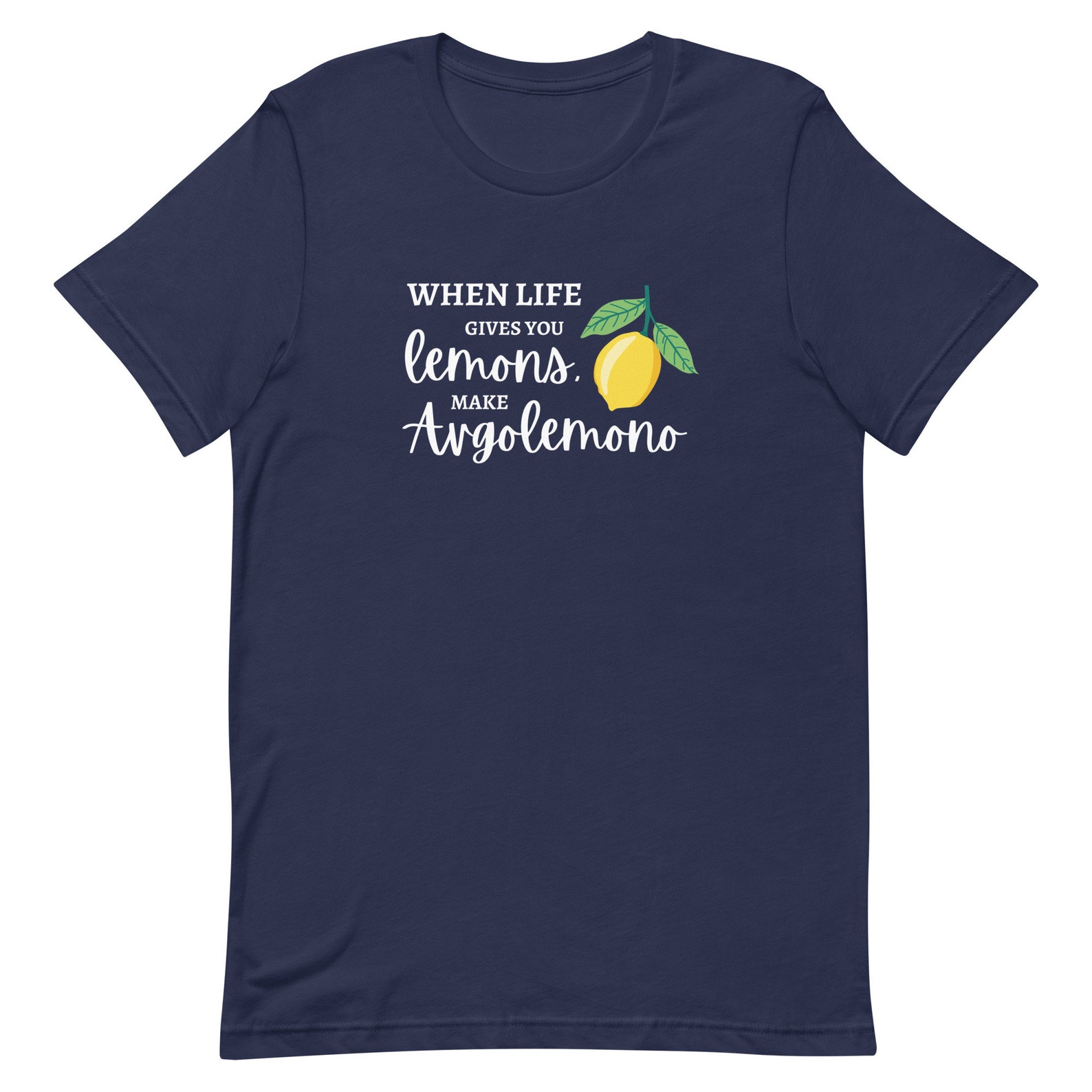When Life Gives You Lemons Make Avgolemono, Greek Kitchen, Funny Greek