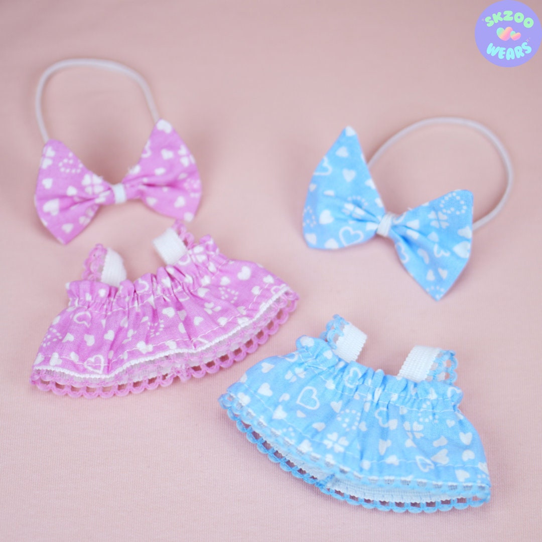 Pilot Skzoo Clothes, Heart Dress & Headband, Stray Kids Doll