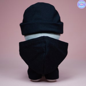 WolfChan Black Outfit, Bang Chan Hoodie Set, 20cm Doll Clothes, Stray Kids Plushies Clothes, Skzoo Clothes, Bang Chan Hoodie image 7