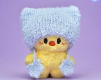 Felix Blue Beanie, Felix ATE Look, Kpop Cat Beanie, Skzoo Clothes