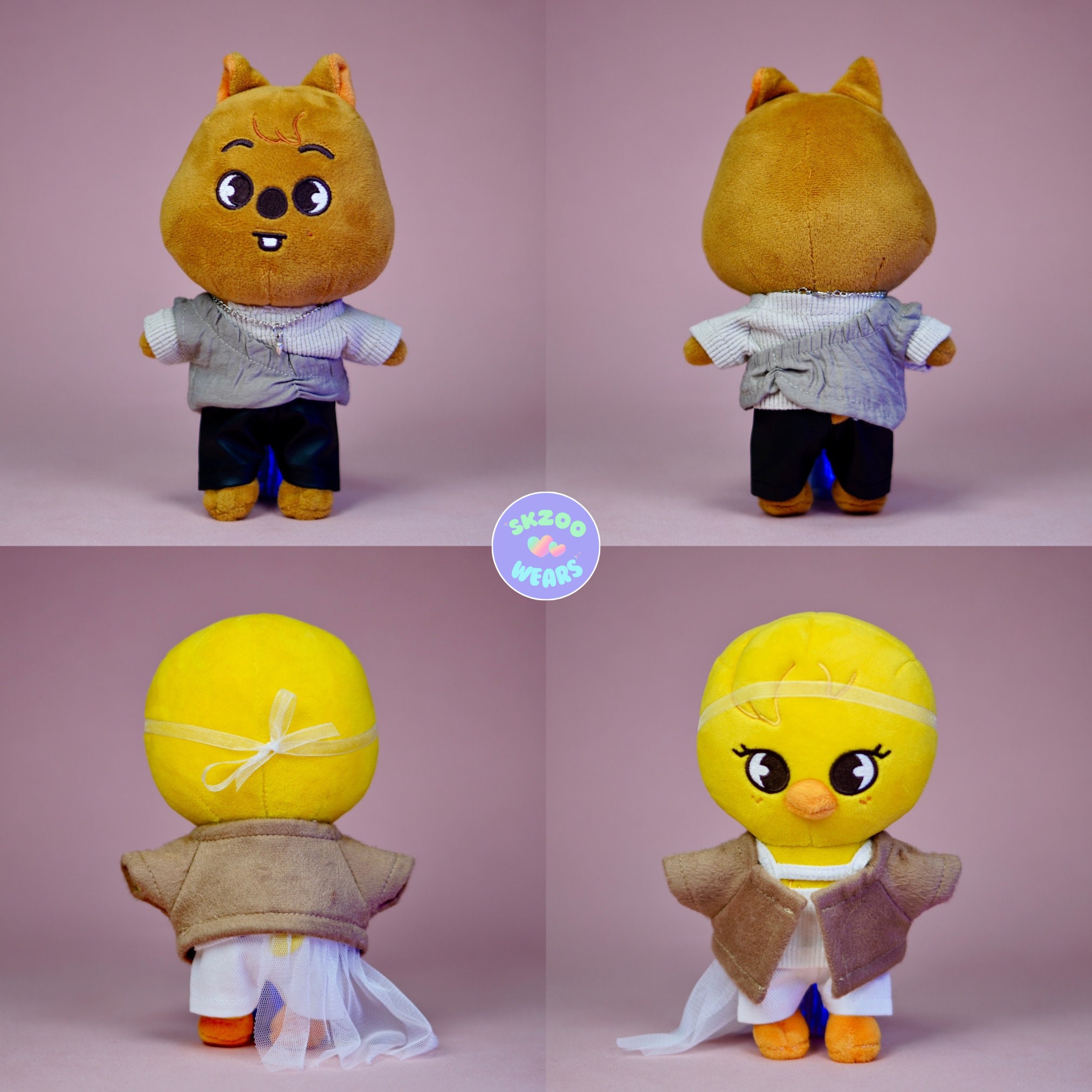 Rockstar Skzoo Clothes, Stray Kids Outfits, Plushie Clothing - Etsy