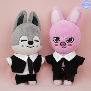 Skzoo Suit, Formal Skzoo Outfits, Suit and Tie Doll Clothes, Stray Kids Merch, Stray Kids Doll