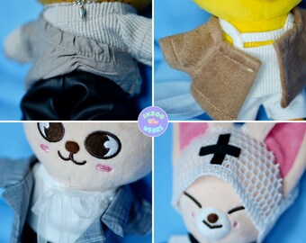 ロックスターSkzooの服、Stray Kidsの衣装、ぬいぐるみの服 - Etsy 日本