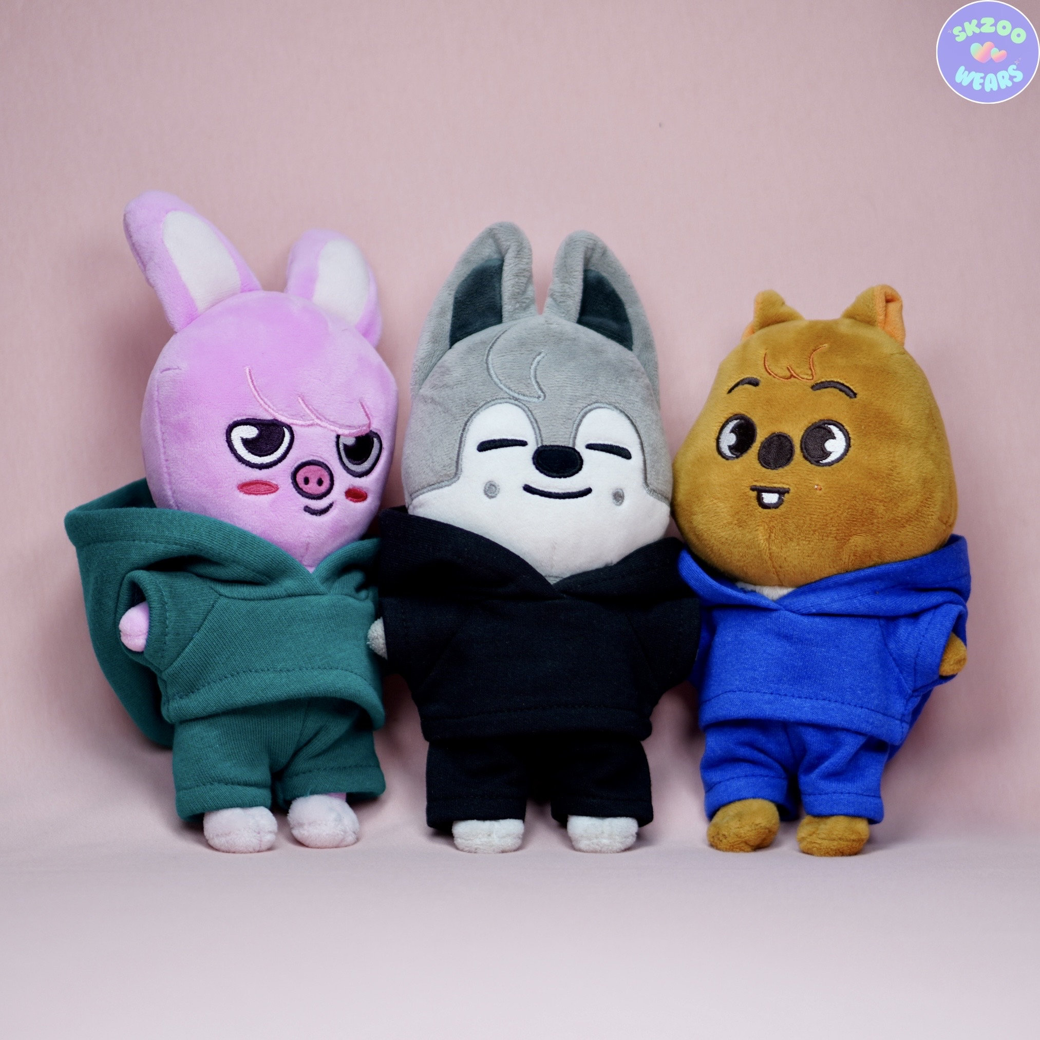 ♡R♡　SKZOO服 Skzoo Hoodie Set, Stray Kids Plushies, Skzoo Outfits, Skzoo