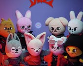 Chk Chk Boom Outfits for SKZOO, ATE Stray Kids, OT8 Skzoo