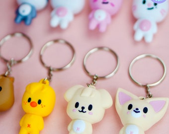 Stray Kids - straykids ポガリ キーチェーン、ジニレット クリップ、ポーチ Stray Kids - straykids ポガリ キーチェーン、ジニレット