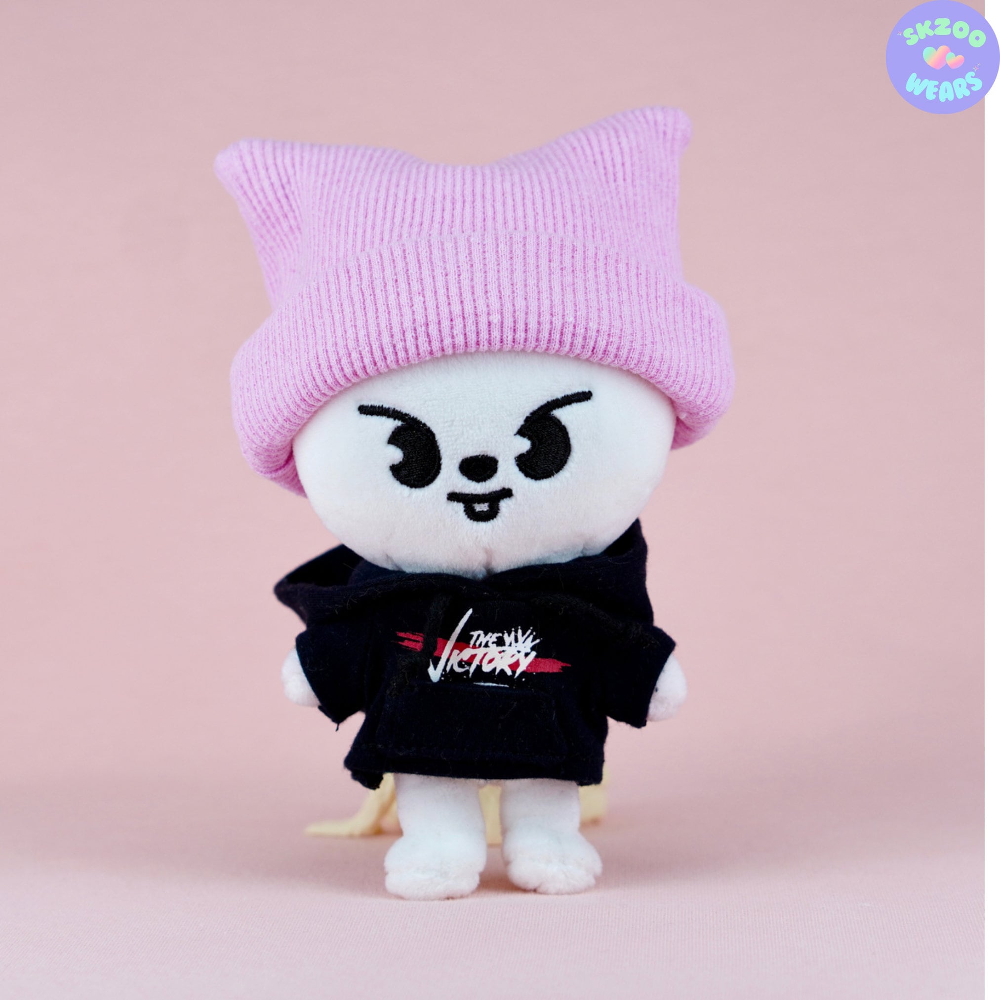 Lee Know Cat Beanie, Kpop Cat Beanie, Skzoo Clothes, Skzoo Outfits