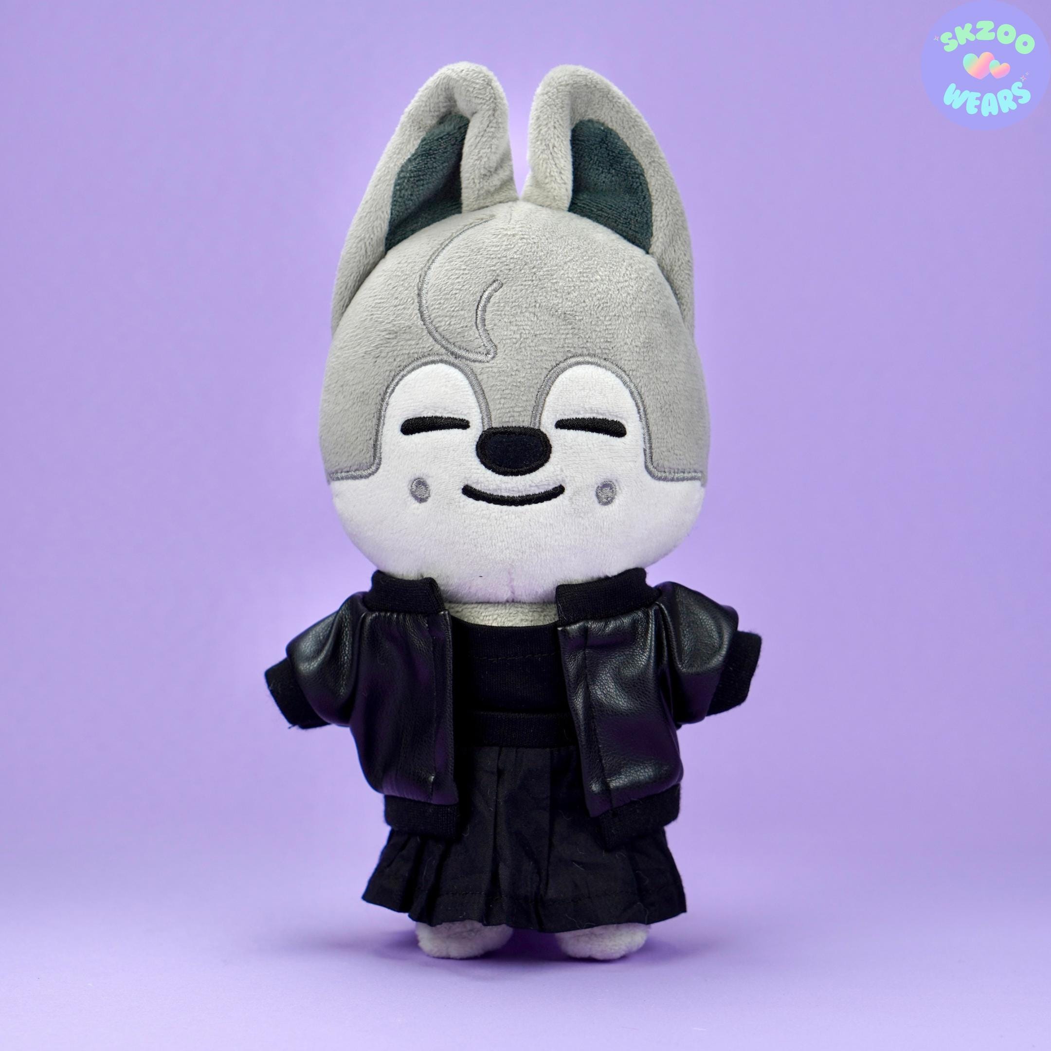 大人も着やすいシンプルファッション Wolfchan FEND-İ Outfit, Bang Chan, 20cm Doll Clothes, Stray ぬいぐるみ