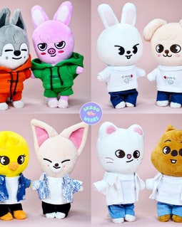 SKZOO Plush Clothes, Stray Kids Doll Outfit, OT8 Set - Etsy