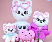 stray kids skzoo ヒョンジン オフライン限定 ヒョンジン ハート ゴーグル、Skzoo ハート グラス、ヒョンジン ピンク