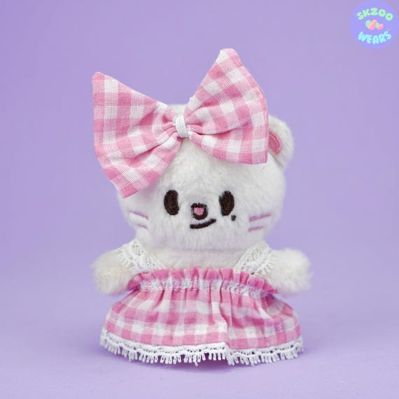 Pilot Skzoo Outfit, Stray Kids Doll Clothes, Ribbon Headband