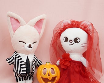 Beetlejuice Skzoo Kostüm, Halloween Plüschoutfit