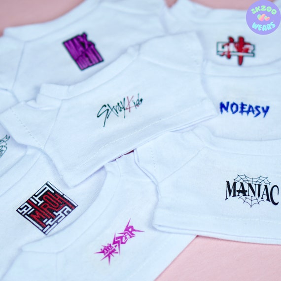 Printed SKZOO T-shirt, Maniac Maxident Skzoo Outfit, Stray Kids