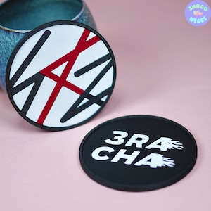 Stray Kids Coaster Set, 3RACHA Coaster, 3D PLA Kpop Coasters, Coaster Set, SKZ Merch, Stray Kids Gift