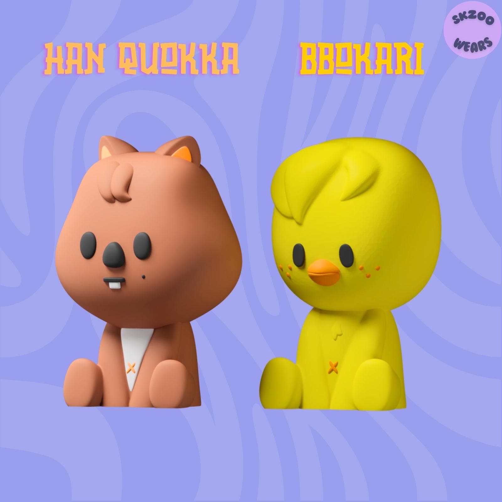 Skzoo Figures, Stray Kids Figure, 3D Printed SKZOO, Pilot Skzoo