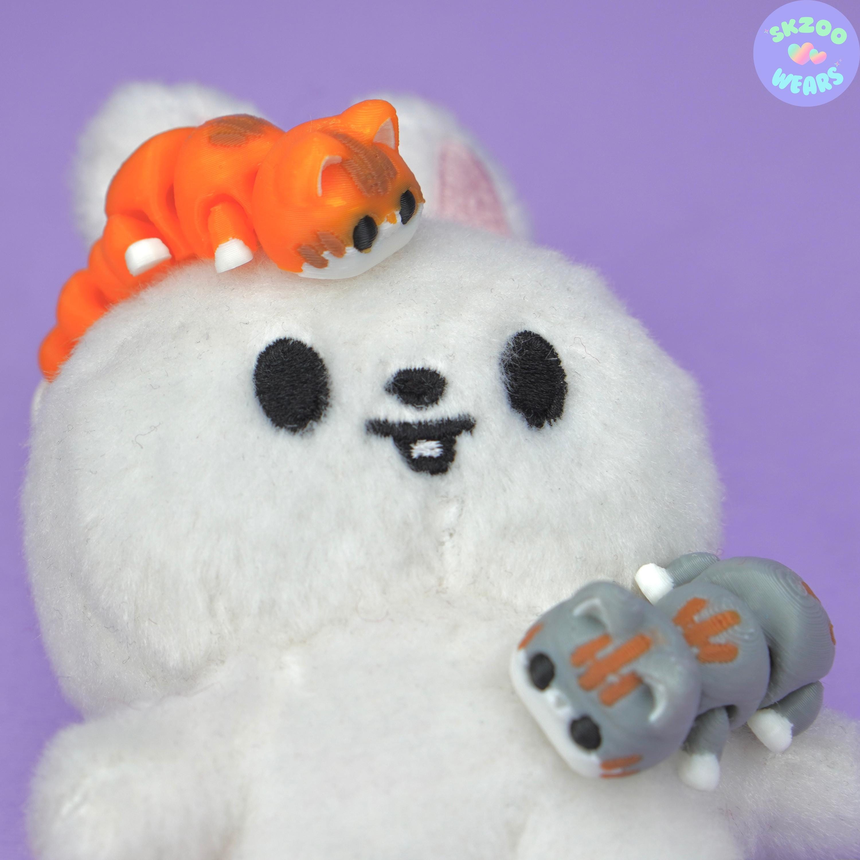 Lee Know Cat Figures, Dori, Soonie, Doongie, Stray Kids, SKZ, 3D