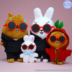 Skzoo Jeju Glasses, Minsung Glasses, Stray Kids Tangerine Eyeglasses, Skzoo Accessories, Lee Know, Han Jisung, SKZ
