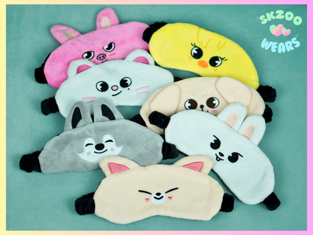 Skzoo Sleep Mask Skzoo Sleeping Masks Stray Kids Skzoo SKZ Etsy