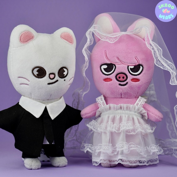 Stray Kids - ヒョンジン Jiniret☆SKZOO PLUSH OUTFIT PINK Skzoo 20cm Clothes Jiniret - Etsy