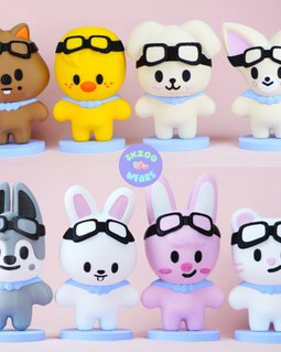 Pilot Skzoo 3D Figure, OT8 Collectible, SKZ KPOP Merch - Etsy