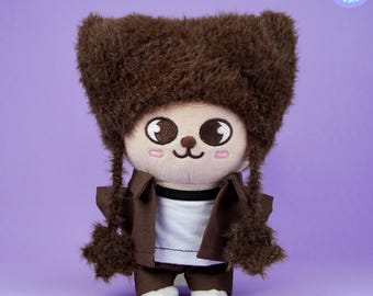 PuppyM Brown Outfit Set, Seungmin Outfit Stray Kids, Skzoo Clothes, SKZ, 20cm K-POP Doll