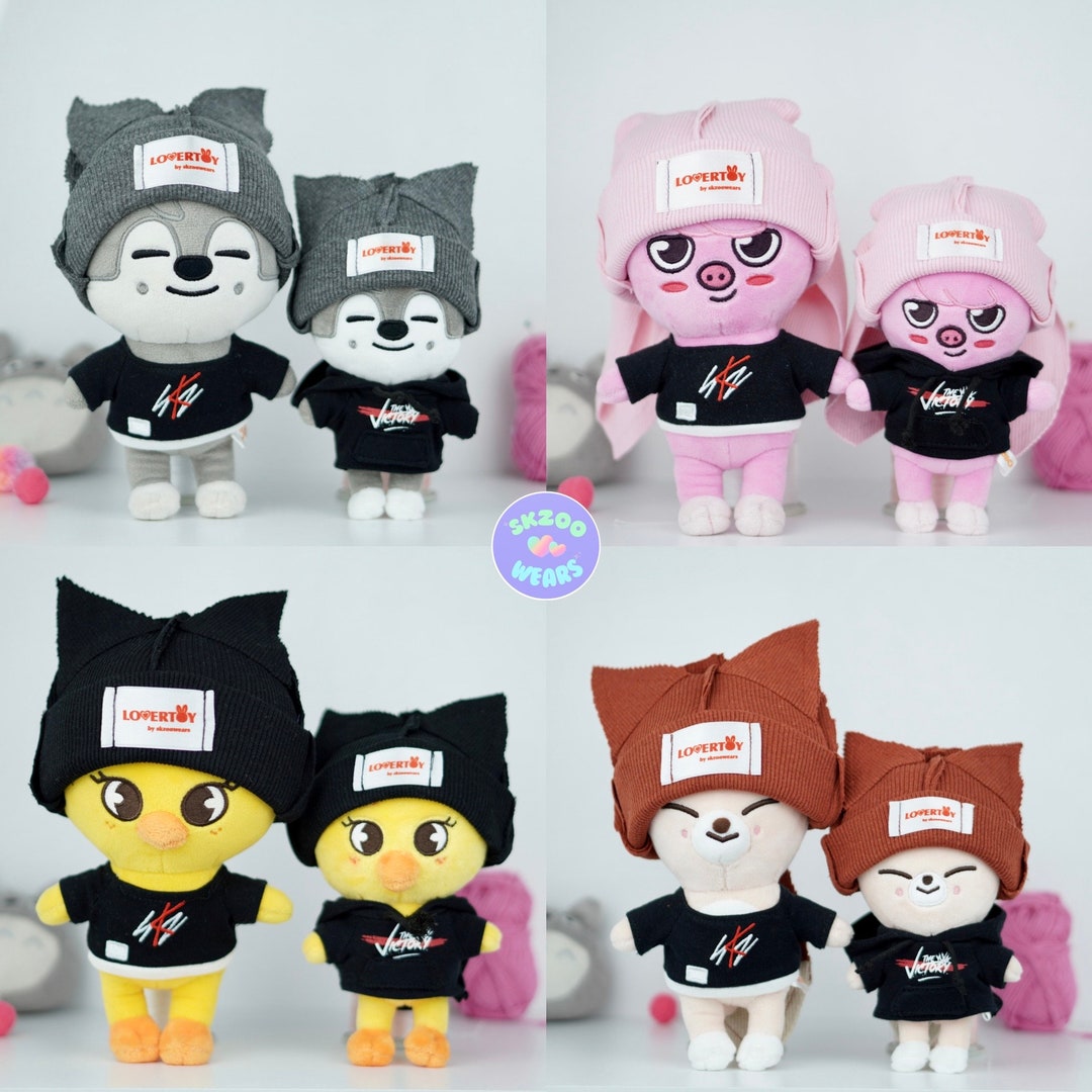 Stray Kids Beanie, LOVERTOY Skzoo Beanie, Skzoo Hat, Skzoo Outfit, Skzoo  Clothes, Mini Skzoo, Stray Kids Gift 