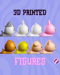 Skzoo 3D Figure, OT8, Skzoo Collectible, Stray Kids Gift, SKZ