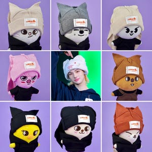 Stray Kids Beanie, LOVERTOY Skzoo Beanie, Skzoo Hat, Skzoo Outfit, Skzoo Clothes, Stray Kids Gift