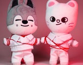 Red Lights Skzoo Outfits, Bang Chan Red Lights Clothes