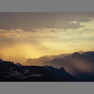 Grand Canyon Sunset, National Park Wall Art, Arizona Landscape Photography, Home Decor, Grand Canyon Travel Gift, Weather Photography