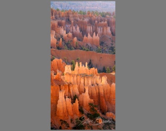 Bryce Sunrise Wall Art, National Park Photography, Popular Places Wall Art, Utah Landscape Prints, Home Decor, Panoramic Wall Art