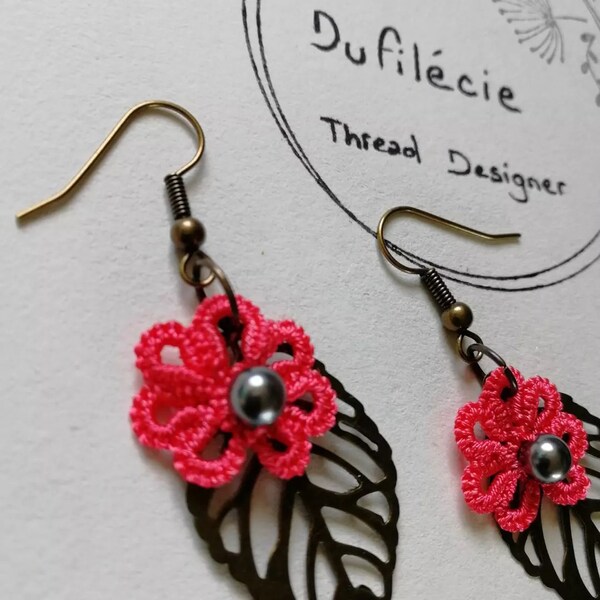 Boucles d'oreilles mini-fleur