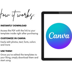 Daisy - Sunflower - Digital Daily Planner Template - Canva - Digital ...