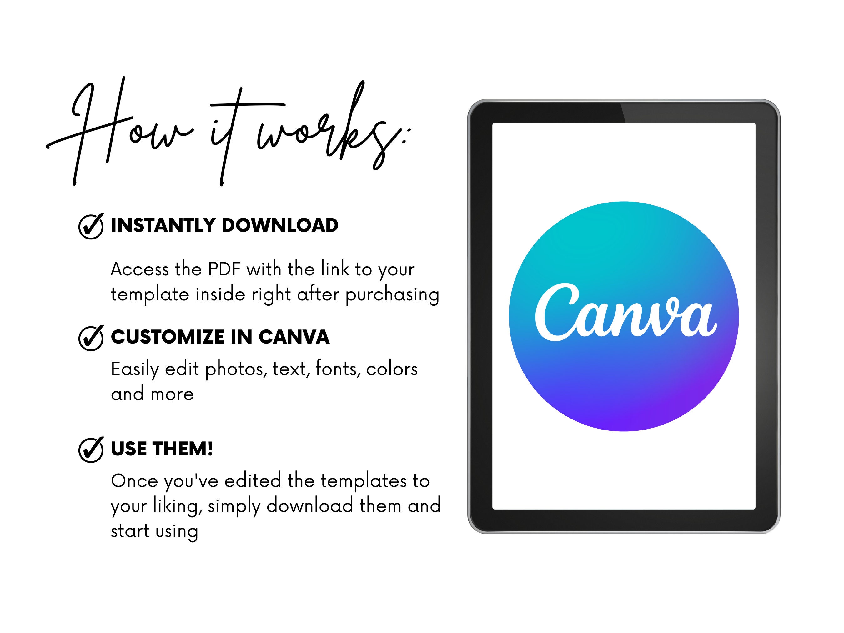 Daisy - Sunflower - Digital Daily Planner Template - Canva - Digital ...