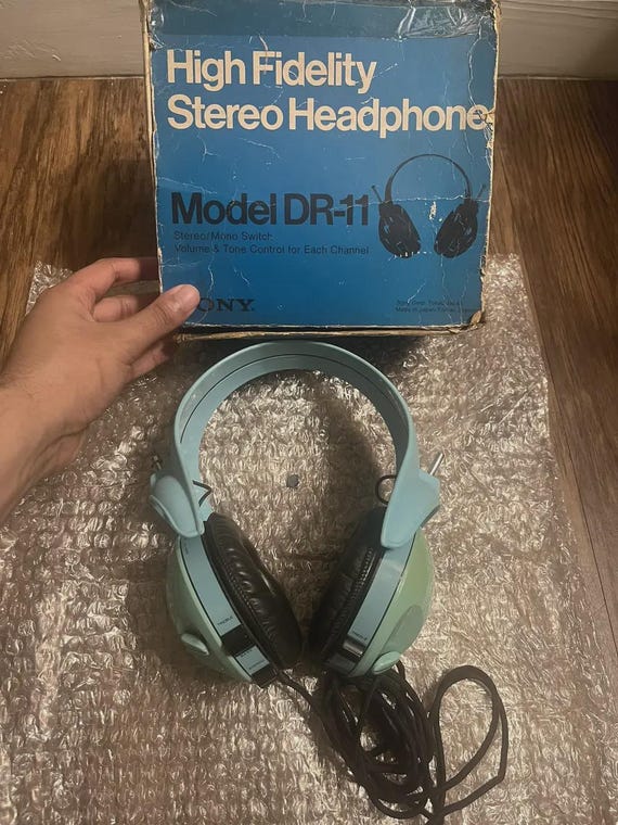 サンプル - 1970年代製 ソニー DR-11「キャンディブルー」ステレオ